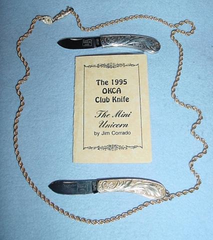 1995 OKCA club knife: Corrado / Lynton McKenzie silver folder