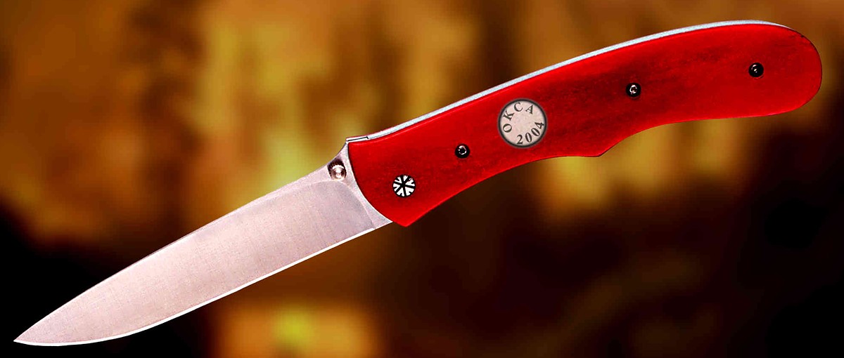 2004 OKCA club knife: Butch Vallotton Pocket Knife