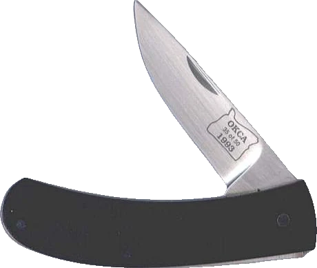 1993 OKCA club knife: Steve Huey / Terry Davis Micarta folder