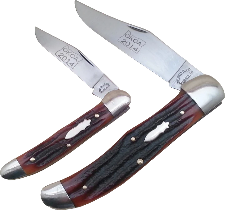 2014 OKCA club knife: Queen Folding knife set